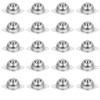 TEHAUX 20pcs Roller Ball Transfer Bearings Universal Rotation Caster Smooth&