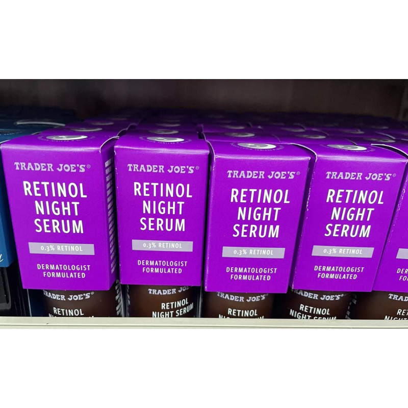 TRADER JOES Retinol Night Serum Brand New Sealed 1 oz
