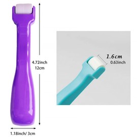 SagaSave 1PCS Pressing Wheel Press Seam Press Sewing Roller Tool for Quilting, Sewing, Print, Ink, Wallpaper, Home Decoration(Purple)