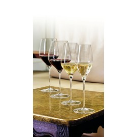 Nachtmann Spiegelau Supreme Champagne Flutes (Set of 4) - 9-Ounce Crystal Glassware, Modern Sparkling Wine Glasses, Durable & Dishwasher Safe Stemmed Glasses, Ideal Minimalist Glassware Gift