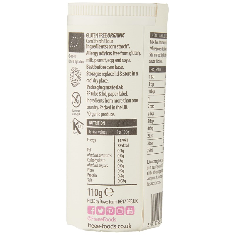 Doves Farm Corn Flour, Organic GF 110g