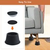 DEDU Bed Risers 2 Inch Heavy Duty 9 Pack, Furniture
