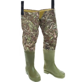 Foxelli Hip Waders – Waterproof Camo Wading Hip Boots for Men & Women Lightweight for Fishing & Hunting
