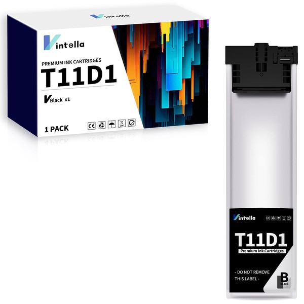 Vintella T11D1 Black Printer Cartridges Replacement for Epson Cartridges T11D1