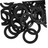 Kisangel 50pcs Rubber Weight Washers for Dumbbells and Barbells Fitness
