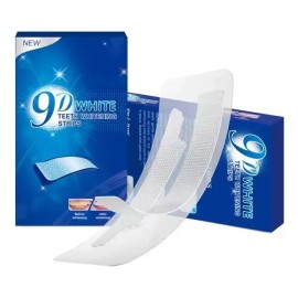 Tiras Blanqueadoras Dentales 9D Whitening Strips Antideslizantes Seguras 7 Uds