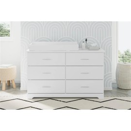 Stork Craft USA Nest Engineered Wood Changing Topper in White