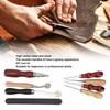 Leather Working Kit DIY Making High Carbon Steel Wooden Handles
