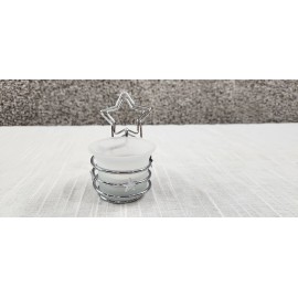 Fashioncraft Votive Candle Photo Holder Star Silver Tea Light Votive Candle Decor Wedding