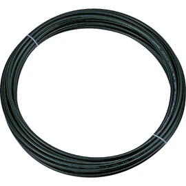 TRUSCO TEN-4X2.5-10-BK Polyurethane Tube, 0.1 x 0.1 inches (4 x 2.5 mm), 32.8 ft (10 m) Roll, Black