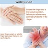 5Pcs Finger Splint, Oval 8 Comfortable Trigger Thumb Brace to