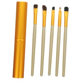 BIUDECO 5pcs Eye Makeup Brush Set Handles for Eyeshadow Eyeliner Blending for Kit for Beginners Makeup Artists