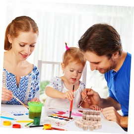 SHINEOFI 50Pcs Blank Wooden Dice Unfinished Sided Cubes for Crafting DIY Games and Creative Play Educational Birthdays and Holidays