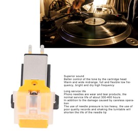 AT91 Standard Moving Magnet Turntable Cartridge, Professional Turntable Cartridge, High Accuracy Replacement Magnetic Cartridge for Turntable Record Player