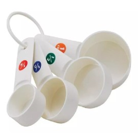 Winco Juego Set Cucharas Medidoras Repostería Mcpp 4pz- Winco