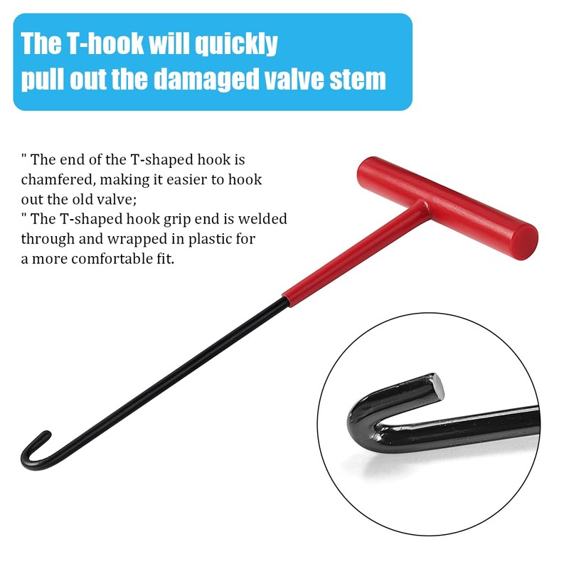 Sandfren Car Tire Valve Quick Change Tool Kit, 13PCS Tyre