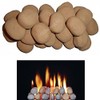 10 XL Gas Fire Replacement Beige Pebbles For Coal Fire