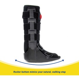 Brace Direct Air CAM Walker Boot Tall + Ankle & Foot Ice Pack Cold Wrap