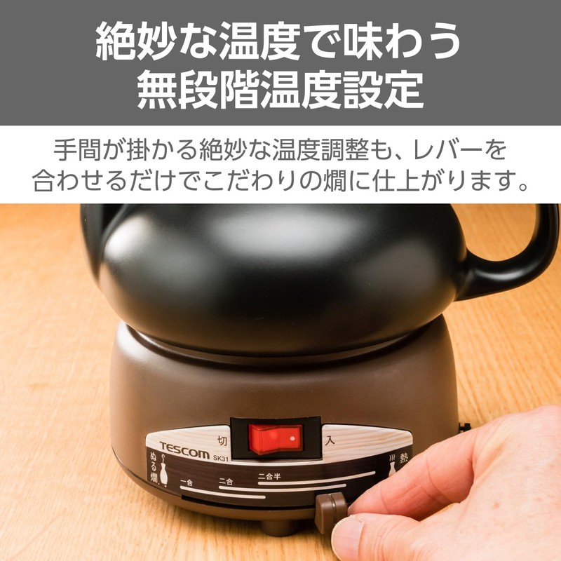 TESCOM"酒燗器 (Warmed SakeI Machine)" SK31【Japan Domestic genuine products】