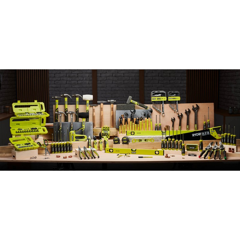 RYOBI RHRS10PC 1/4" Drive Ratchet and Sockets Set (10 Pieces),