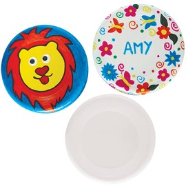 Baker Ross FX738 Dyo Frisbees - Pack of 3, Craft and Colouring for Kids