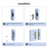 Electric Strike Lock Electronic Mortise NO Mode Fail Secure Lock