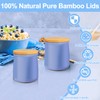 Yogurt Jar Lids for La Fermiere - 6pack Bamboo Jar