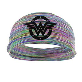 RAVEbandz! PRO Wide Stretch Non Slip Hair Bands– Moisture Wicking, Lightweight, Breathable Fabric Headbands – Unisex, for Sports, Workouts, Style (Superhero - WW84)