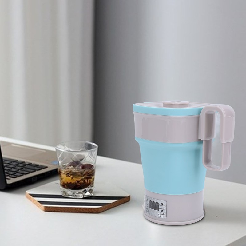Folding Electric Kettle Travel Mini Portable Boiling Water Kettle for