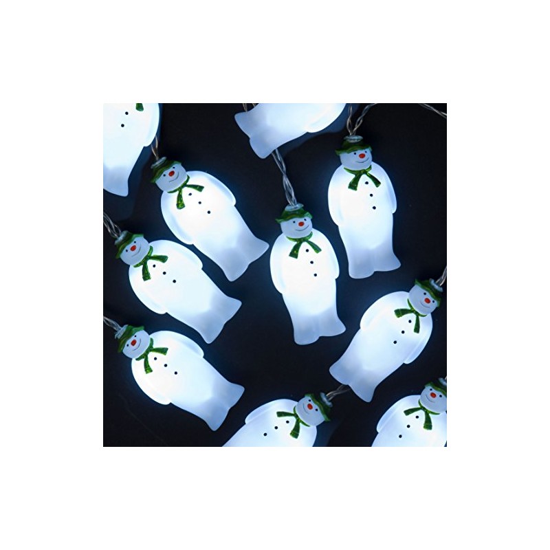 The Snowman Indoor Light String with 10 Ice White LED's