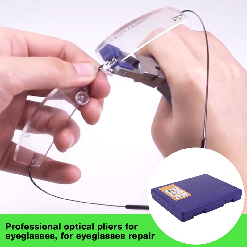 Rimless Glasses Repair Kit, Eyeglass Repair Kits, Professional Eyeglasses Plier