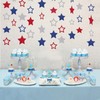 ELOPELY 10 Pack Patriotic Decor, Red Blue Star Banner Streamers