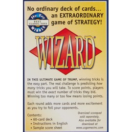 Wizard Card Game Large Index