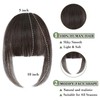 Carendia Clip in Bangs for Women - 100% Real Human