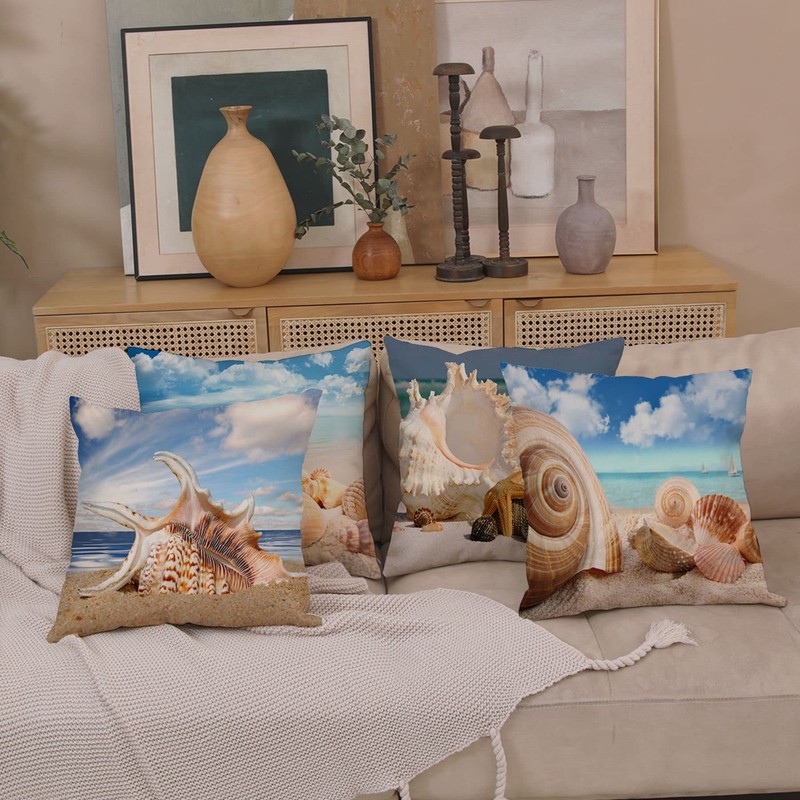 Wilproo Easter Spring Throw Pillow Covers, Rabbit Egg Bunny Throw