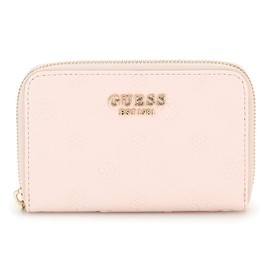 GUESS Phoebe SLG Zip Around Card Case Black Logo