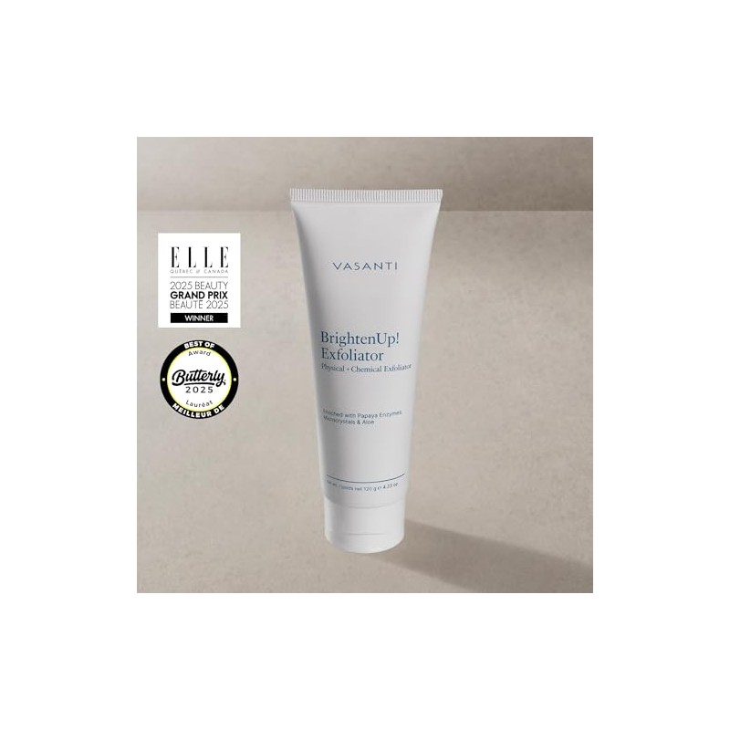 Vasanti Brighten Up Enzymatic Face Rejuvenating Exfoliator Original Size (120g)