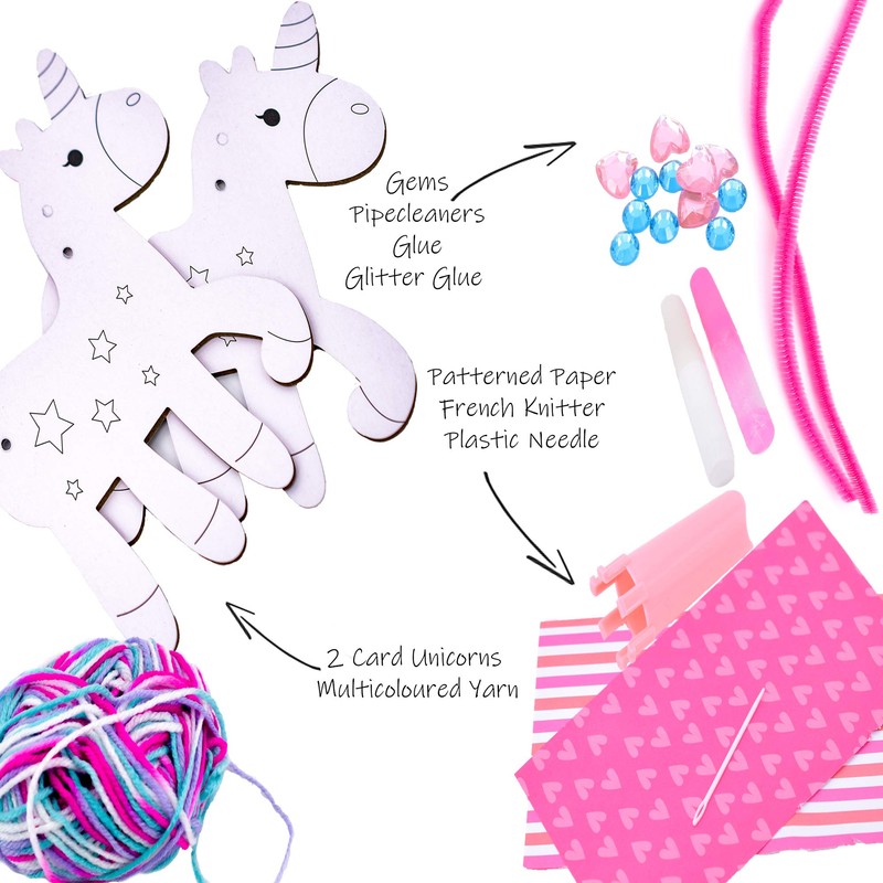 Kreative Kids Make Your Own 2Pc Card Unicorns