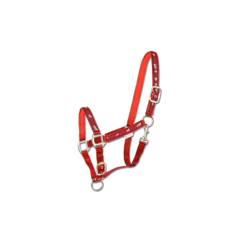 Halfter Pferdchen, rot, WB