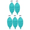 5PCS 0.5L Breathing Bags NBR Material Reusable Training Gasbag for