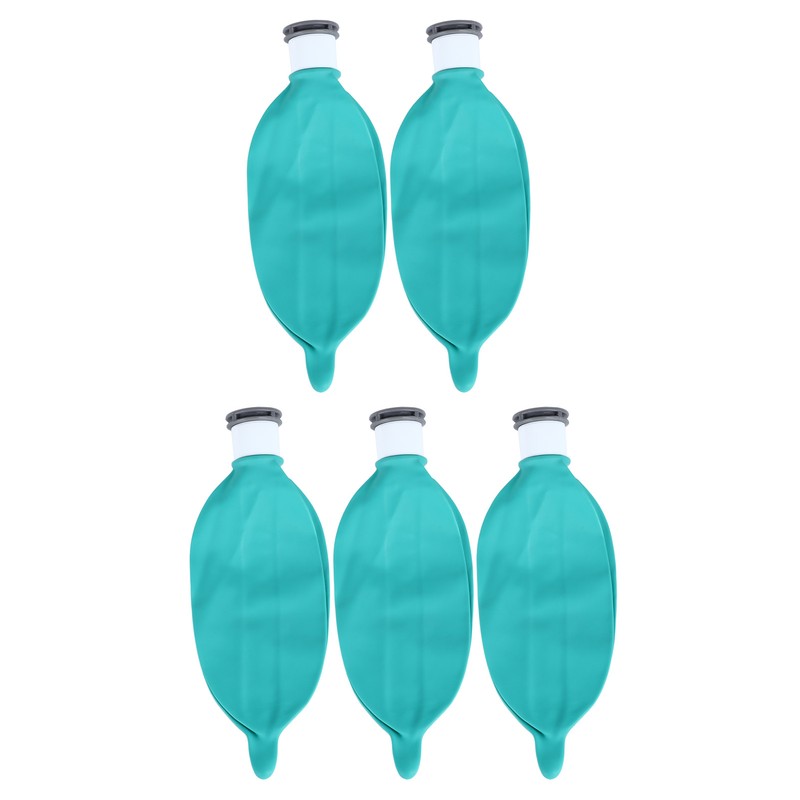 5PCS 0.5L Breathing Bags NBR Material Reusable Training Gasbag for