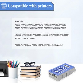 SHUOLEI T6193 Ink Maintenance Tank Compatible with T6193 T619300 Suit for T3000 T7000 T3070 T7070 T3200 T5200 T7200 T5270 T7270 Large Format Printers（1-Pack）