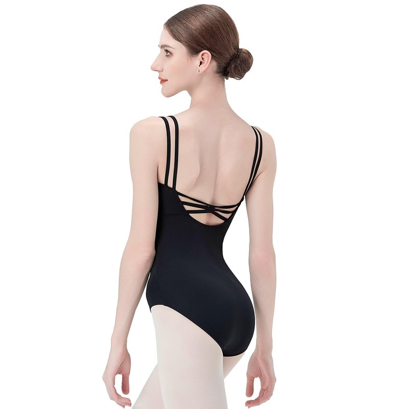 s.lemon Women's Backless Camisole Spaghetti Jerseys for Dance Ballet Gymnastics,