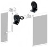 Generic Shade Cordless Bracket for Coolaroo Outdoor Exterior Roller Blind,