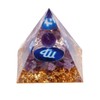 Constellation Pyramid Stone for Positive Energy Reduce Stress Chakra Resin