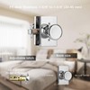 STARPY Interior Door Knobs for Hall, Polished Chrome Door Handles