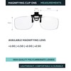 Phillips Safety Products, Inc. Clip-On Magnifying Reading Glasses, (+2.00 Magnification)