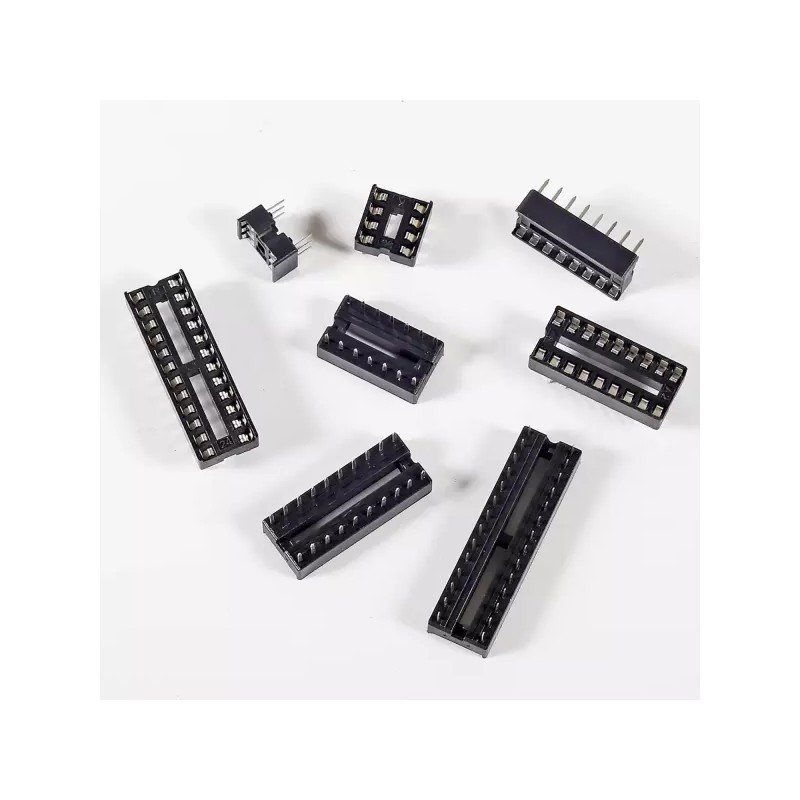 DWEII 66피스 2.54mm 피치 DIP IC 소켓 어댑터 모음 키트