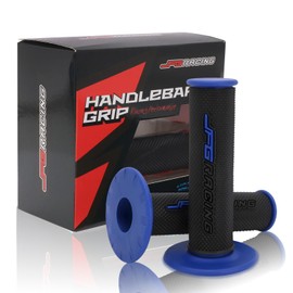 JFG Motorcycle Clip 22mm /24mm Handle Grip Rubber Anti-Slip Universal Motorcycle Motocross Bike Clip - Blue