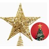 Christmas Tree Star Topper, Christmas Tree Topper Glitter 5-Point Star